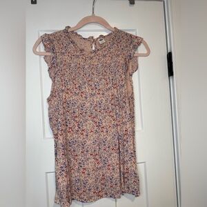 Floral Sleeveless top